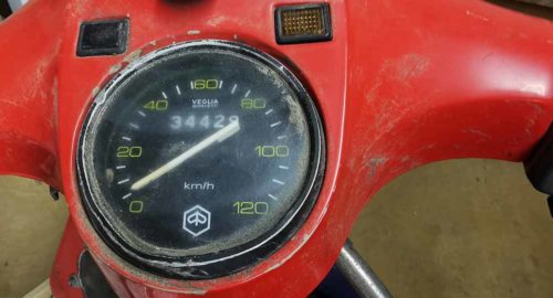 Vespa speedometer restore